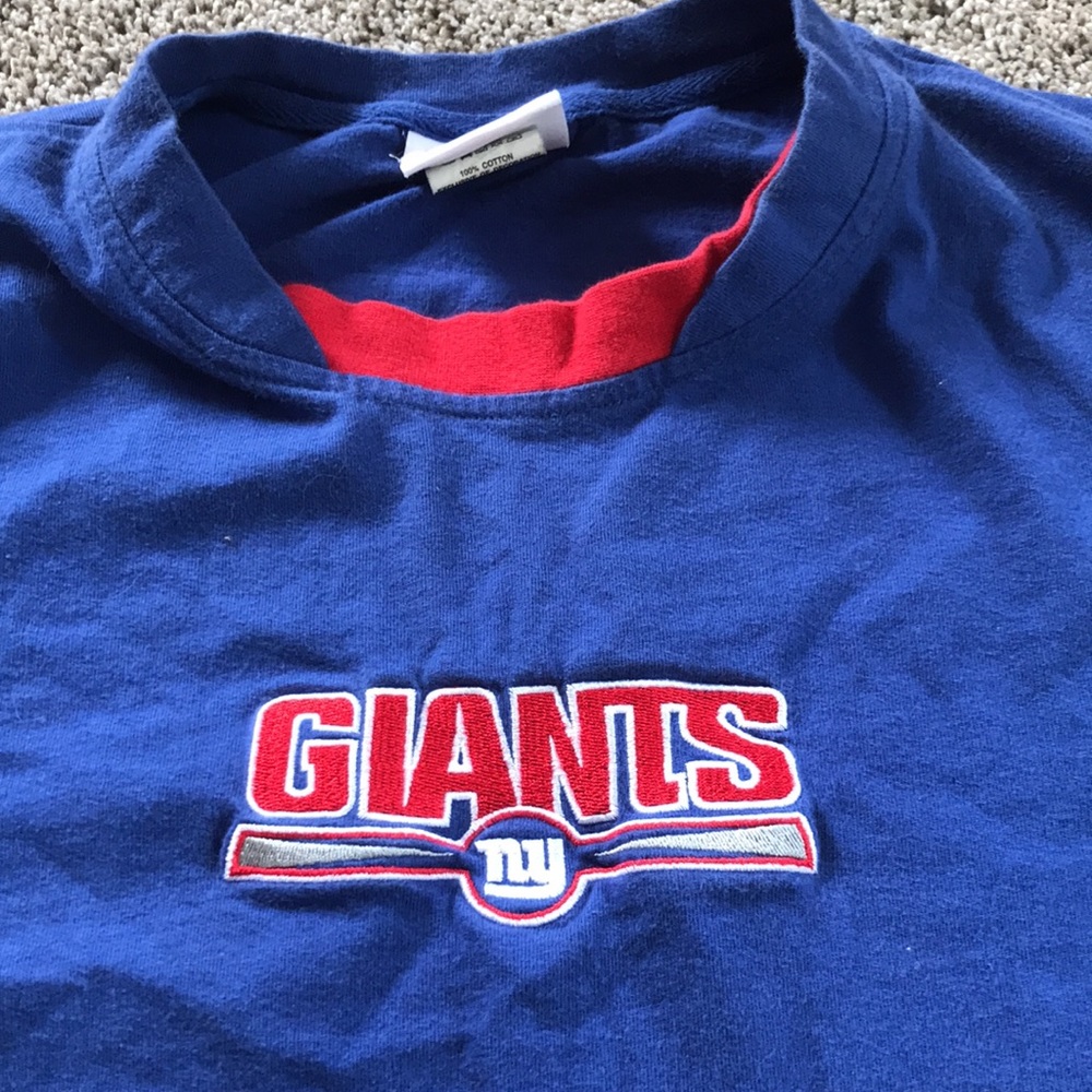 NY Giants short sleeve shirt size 2XL